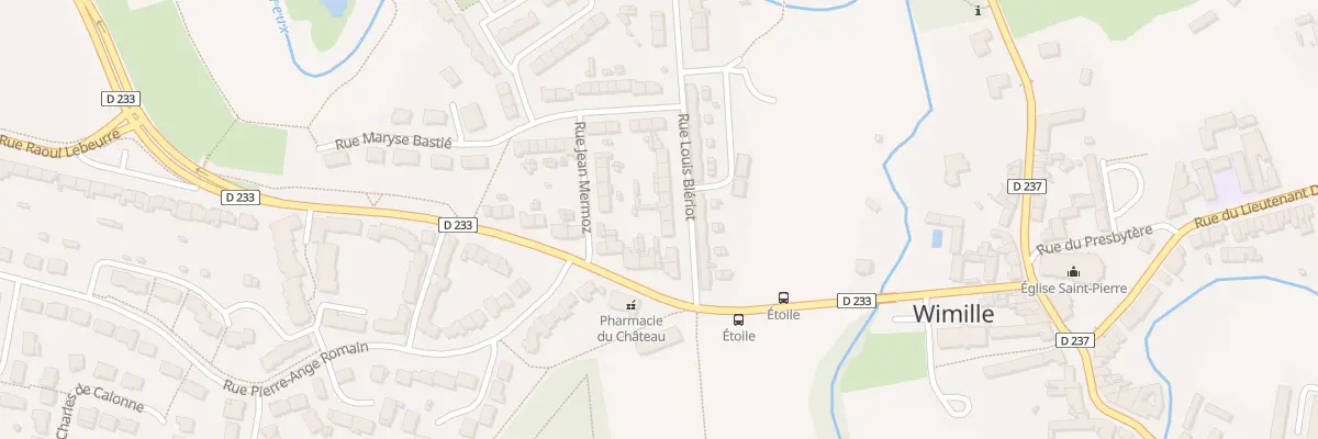 Plan du 7 Rue Louis Blériot à Wimille