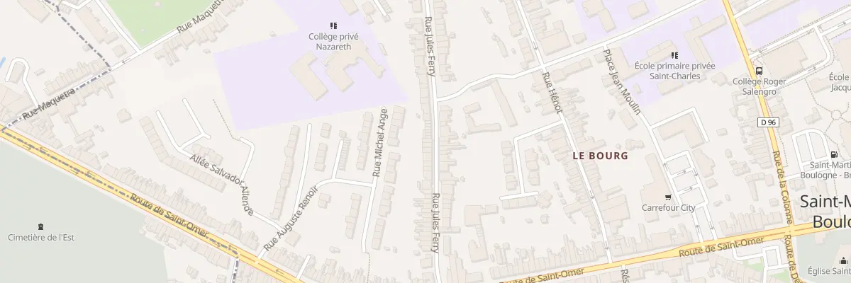 Plan du 53 Rue Jules Ferry à Saint-Martin-Boulogne