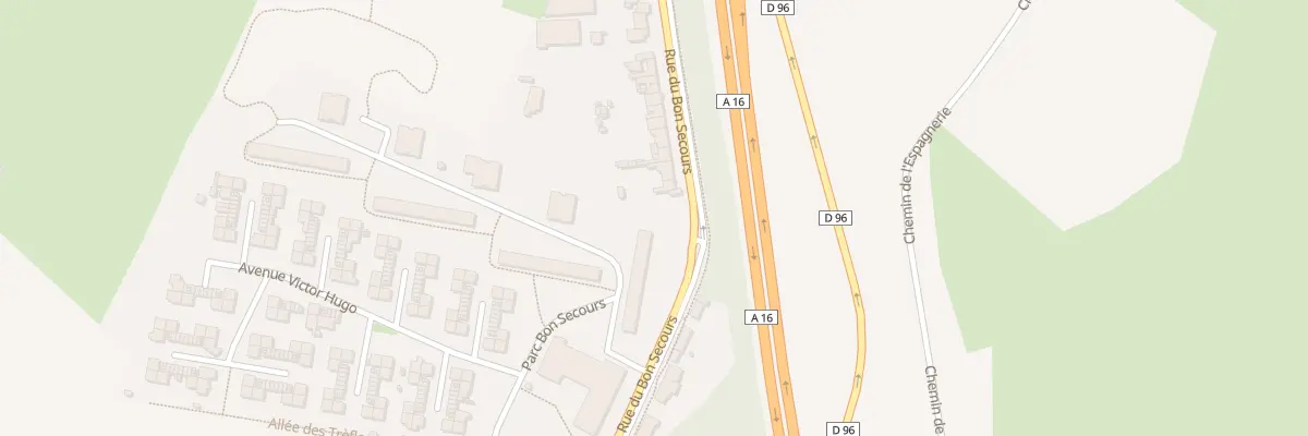 Plan du 64B Rue du Bon Secours à Wimille