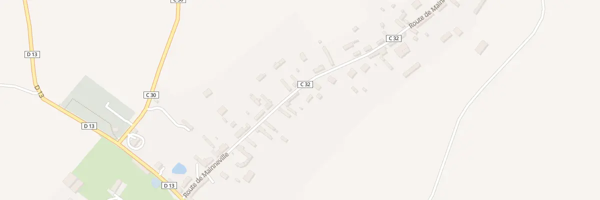 Plan du 42 Rte de Mainneville à Longchamps
