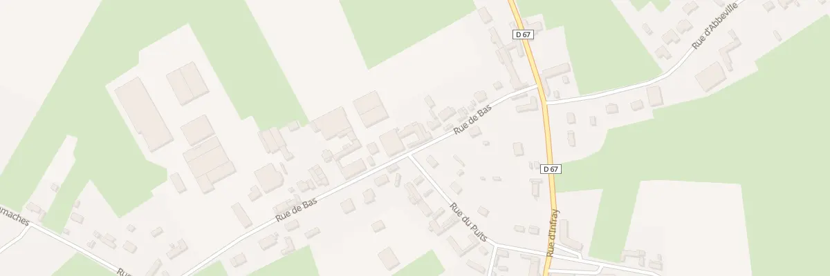 Plan du 7 Rue de Bas à Bouillancourt-en-Séry