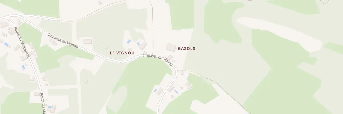 Plan du 5084F Gazols à Montvalent