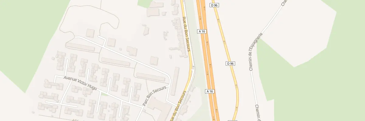 Plan du 64 Rue du Bon Secours à Wimille