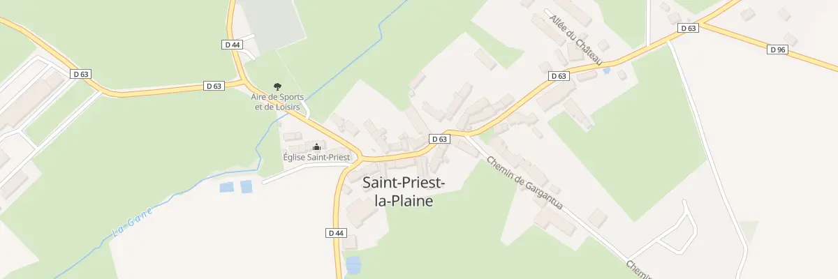 Plan du 18 Rue de la Mairie à Saint-Priest-la-Plaine