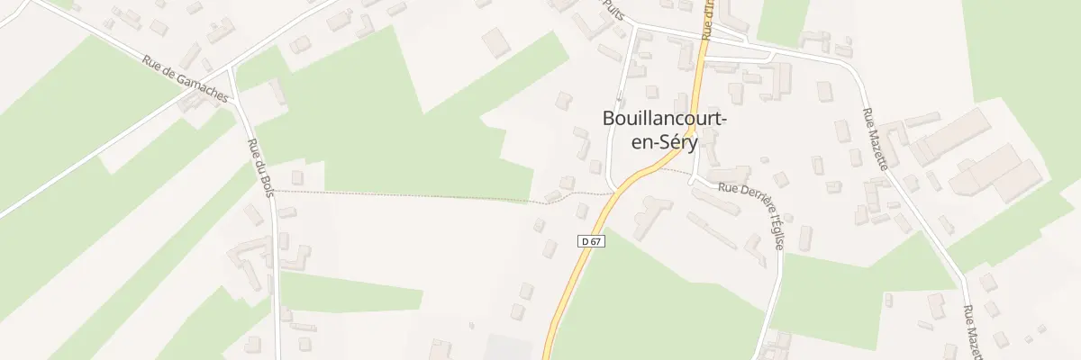 Plan du 9 Gr Grande Rue à Bouillancourt-en-Séry