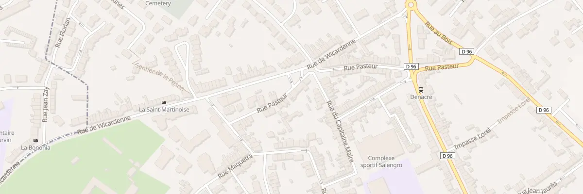 Plan du 34 Rue Pasteur à Saint-Martin-Boulogne