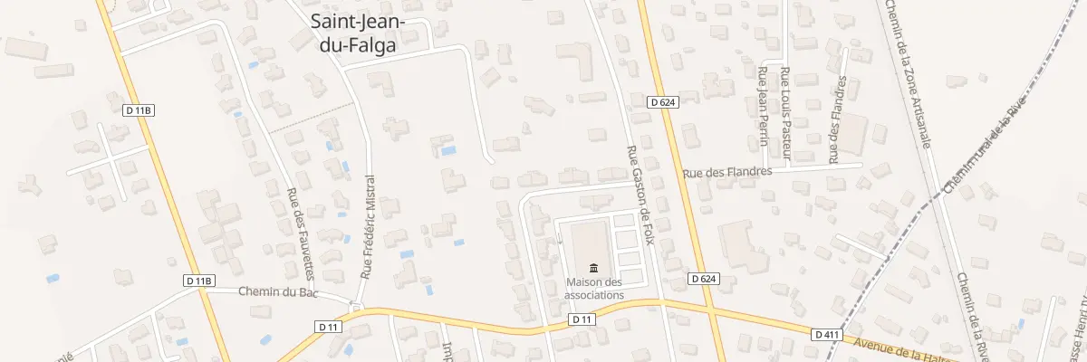 Plan du 10 Rue Gabriel Faure à Saint-Jean-du-Falga
