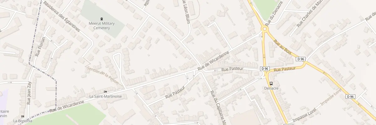 Plan du 129 Rue de Wicardenne à Saint-Martin-Boulogne