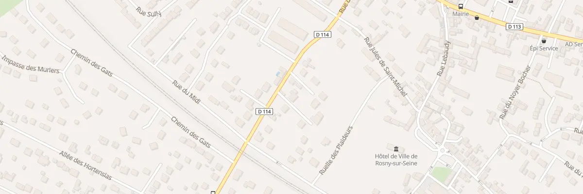 Plan du 27 Rue de Villiers à Rosny-sur-Seine
