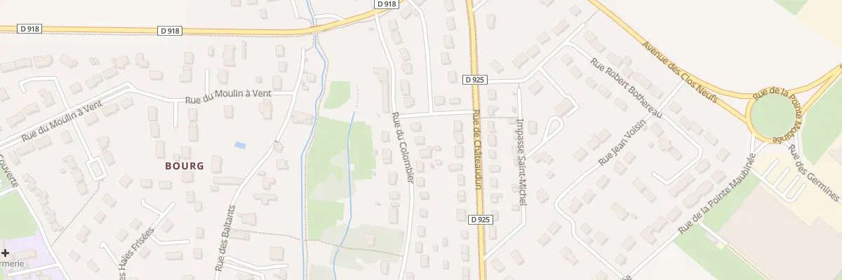 Plan du 42 Rue du Colombier à Beaugency