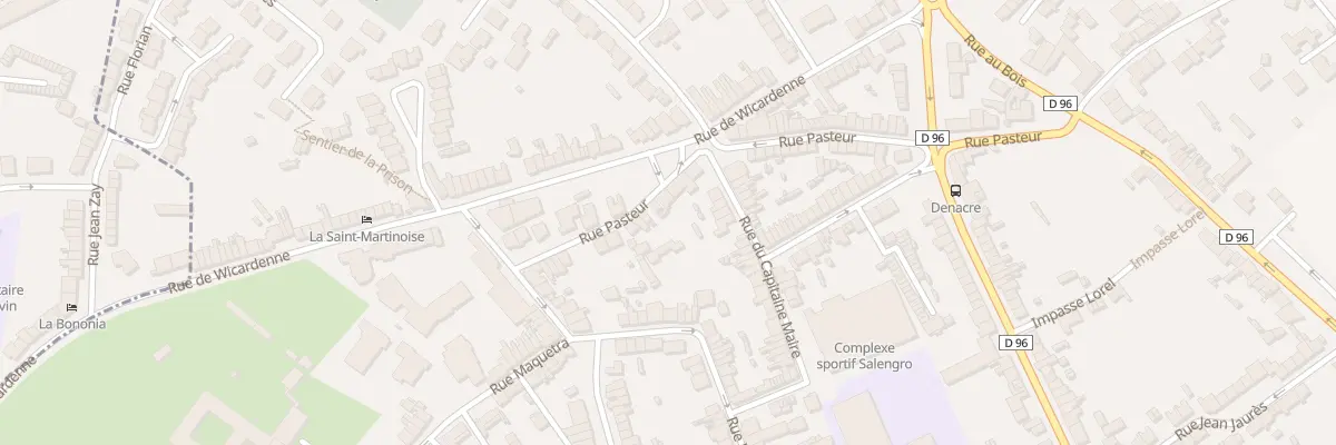 Plan du 26 Rue Pasteur à Saint-Martin-Boulogne