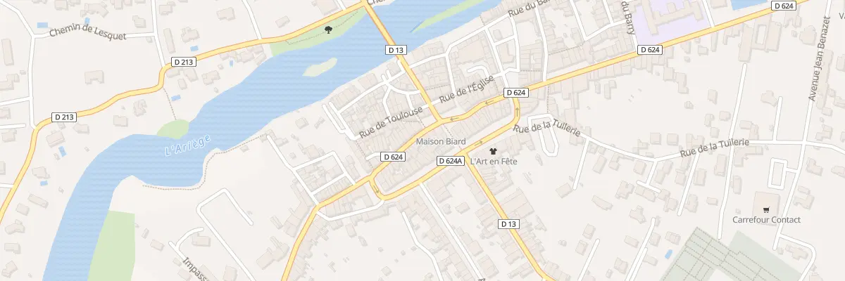 Plan du 36 Av Gen de Gaulle à Varilhes
