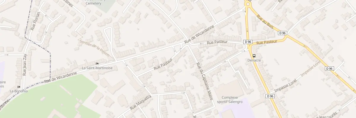 Plan du 40 Rue Pasteur à Saint-Martin-Boulogne