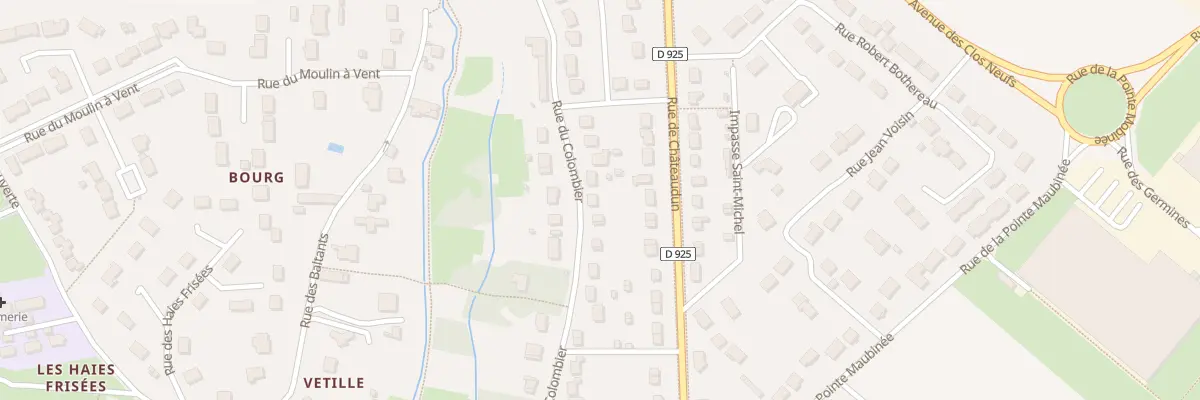 Plan du 36 Rue du Colombier à Beaugency