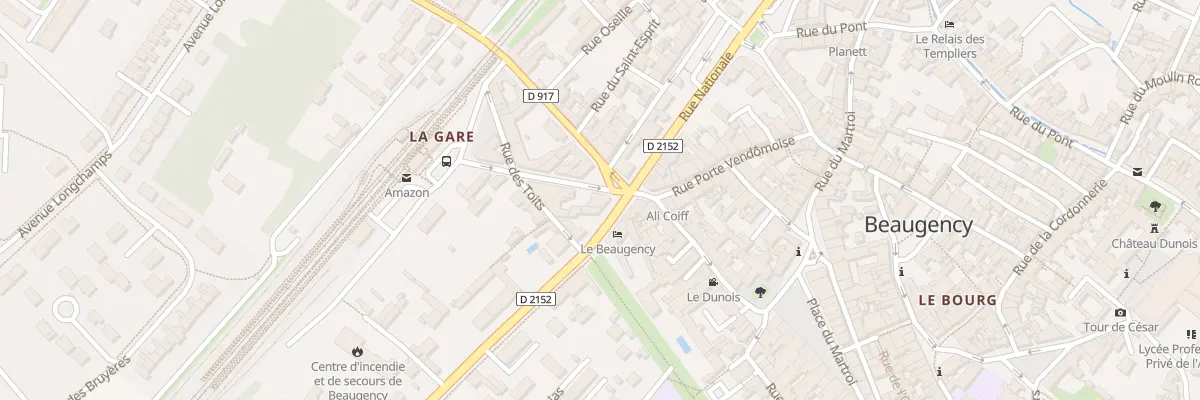 Plan du 1 Rue de la Gare à Beaugency