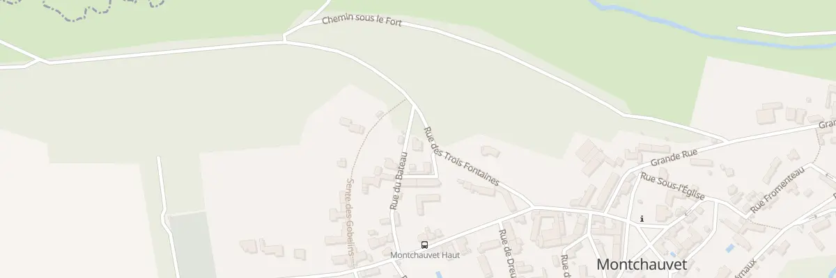 Plan du 3 Rue des Trois Fontaines à Montchauvet