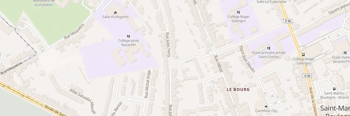 Plan du 70 Rue Jules Ferry à Saint-Martin-Boulogne