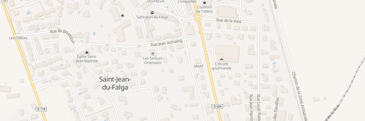 Plan du 4 Rue Gaston de Foix à Saint-Jean-du-Falga