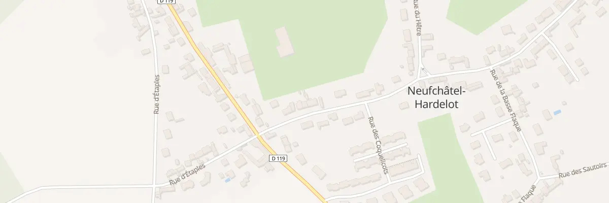 Plan du 195 Rue de la Basse Flaque à Neufchâtel-Hardelot