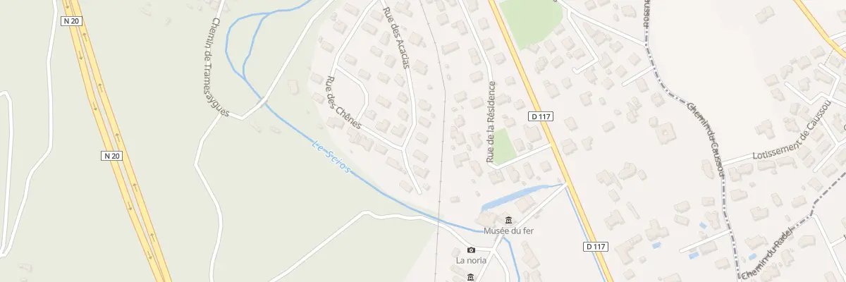 Plan du 13 Rue des Acacias à Montgailhard