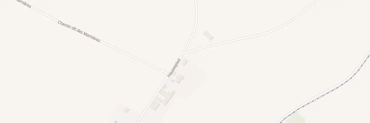 Plan du 3 Haussepied à Perdreauville
