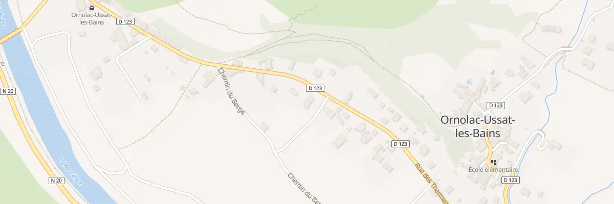 Plan du 32 Rue des Thermes à Ornolac-Ussat-les-Bains