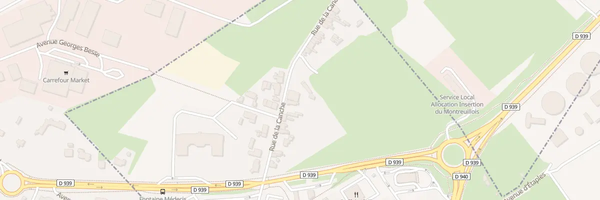 Plan du 308 Rue de la Canche à Cucq