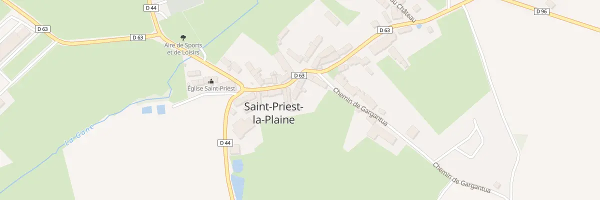 Plan du 15 Rue de la Mairie à Saint-Priest-la-Plaine
