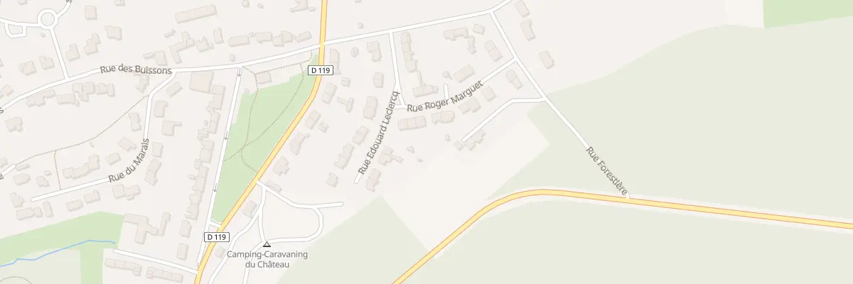 Plan du 16 Rue Roger Marguet à Condette
