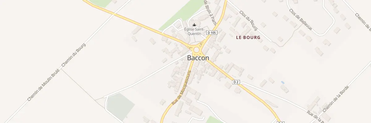 Plan du 32 Rue de Mocquesouris à Baccon