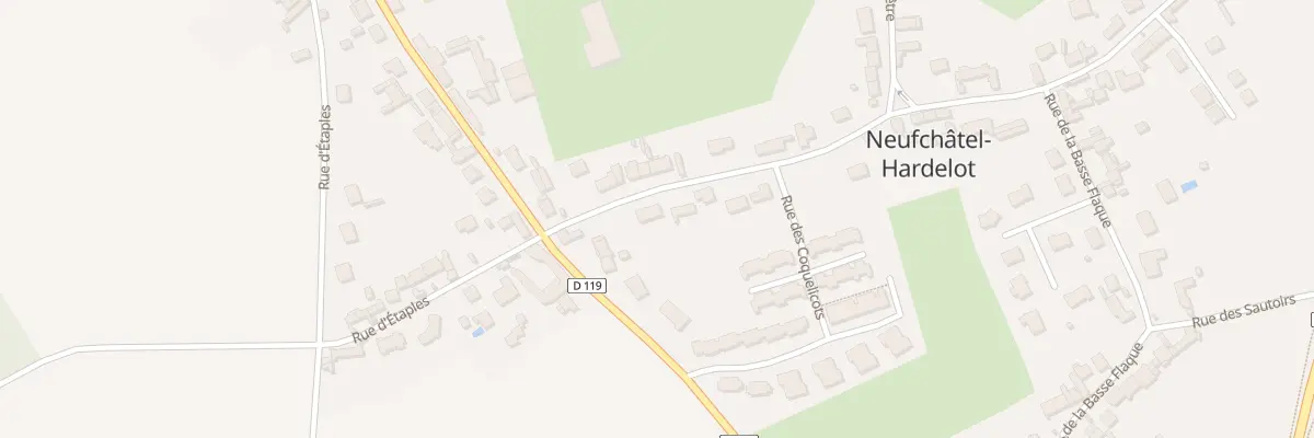 Plan du 196 Rue de la Basse Flaque à Neufchâtel-Hardelot