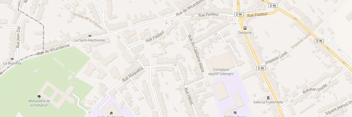 Plan du 166 Rue Henot à Saint-Martin-Boulogne