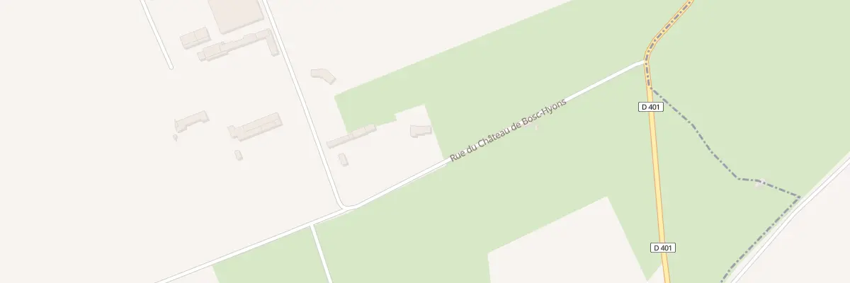 Plan du 12 Rue du Chateau de Bosc Hyons à Beauvoir-en-Lyons