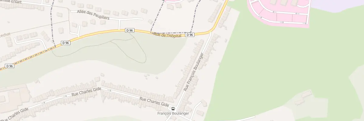 Plan du 33 Rue François Boulanger à Saint-Martin-Boulogne