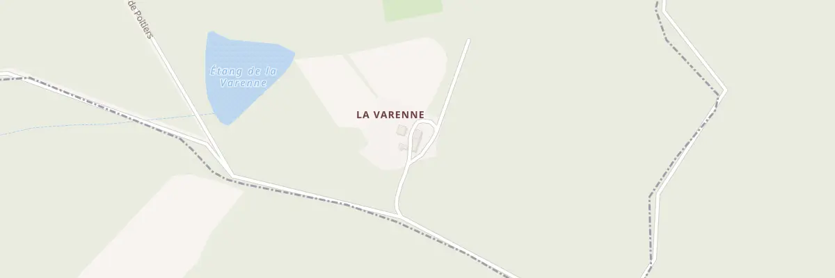 Plan du 127 La Varenne à Thoury