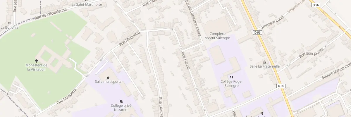 Plan du 127 Rue Henot à Saint-Martin-Boulogne
