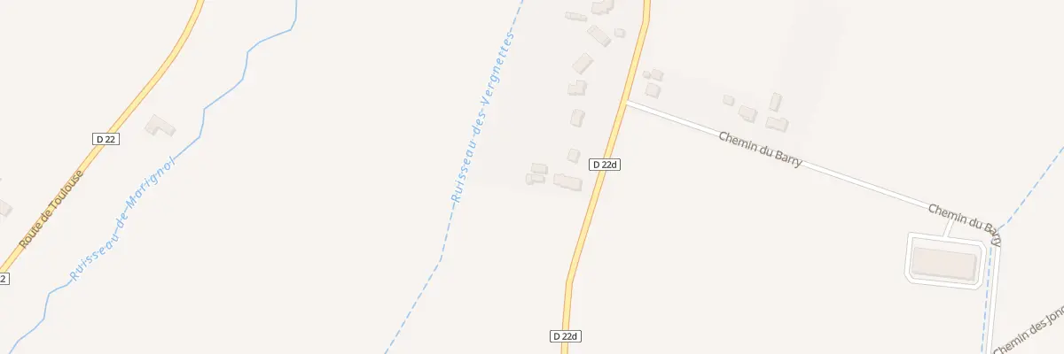 Plan du 342A Rongeres Nord à Buzet-sur-Tarn
