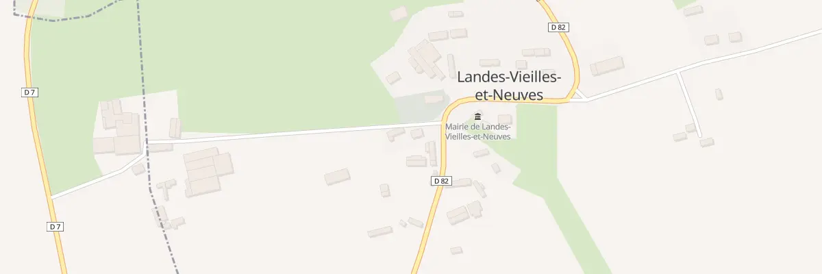 Plan du 5002A Le Bourg à Landes-Vieilles-et-Neuves