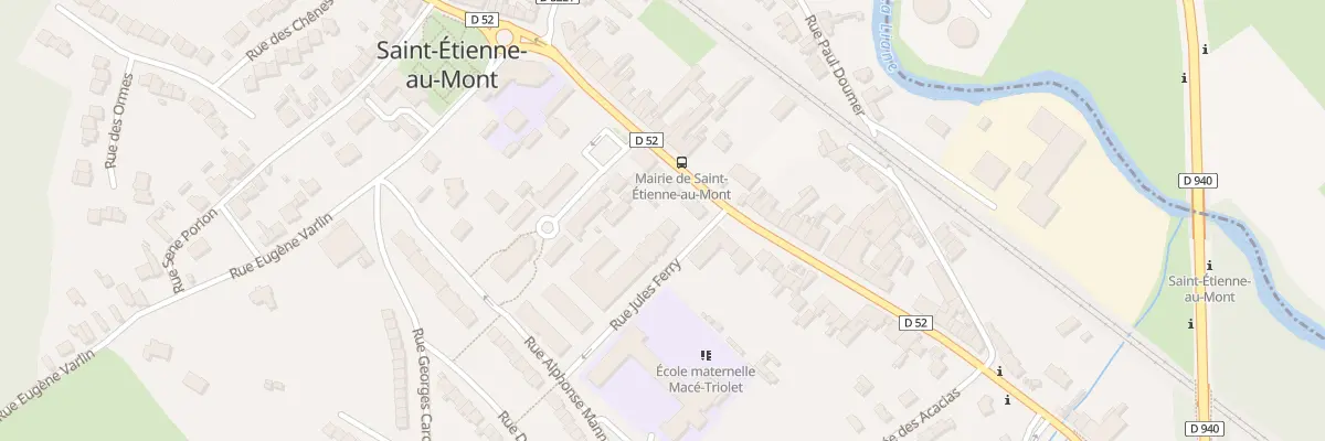 Plan du 2 Rue Jules Ferry à Saint-Étienne-au-Mont