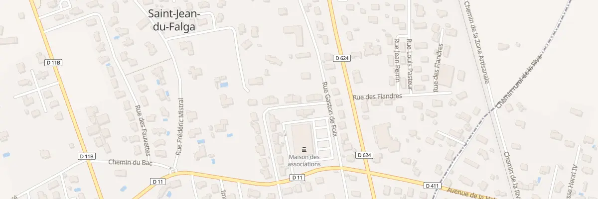 Plan du 6 Rue Gabriel Faure à Saint-Jean-du-Falga