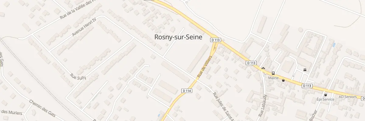 Plan du 4 Rue de Villiers à Rosny-sur-Seine