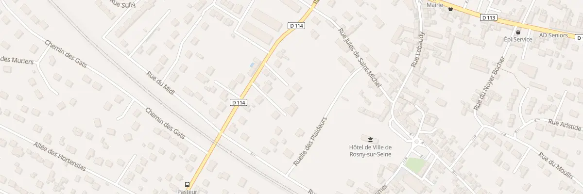 Plan du 23B Rue de Villiers à Rosny-sur-Seine