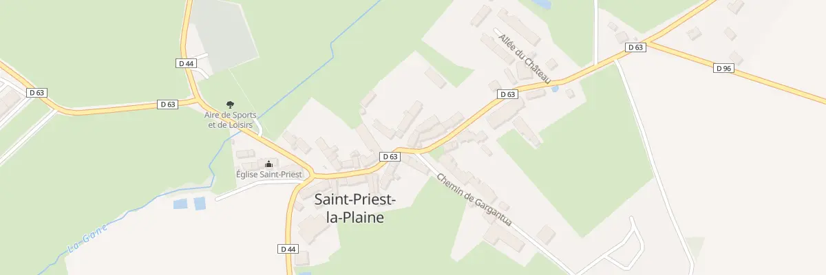 Plan du 26 Rue de la Mairie à Saint-Priest-la-Plaine