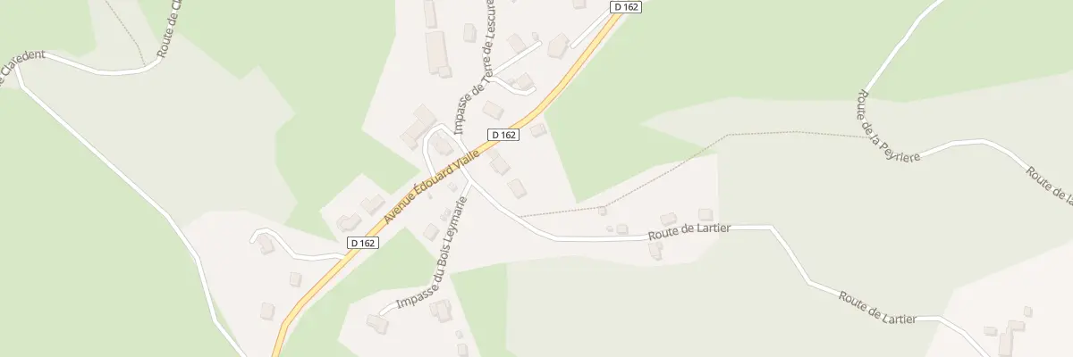 Plan du 61 Rte De Lartier à Dampniat