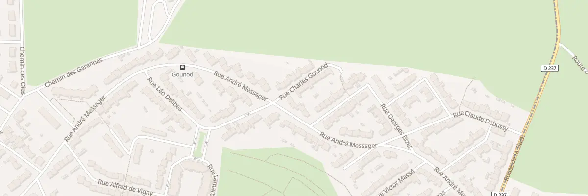 Plan du 85 Rue André Messager à Wimereux