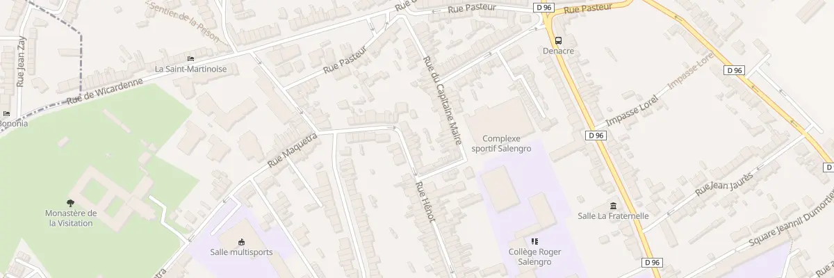 Plan du 154 Rue Henot à Saint-Martin-Boulogne