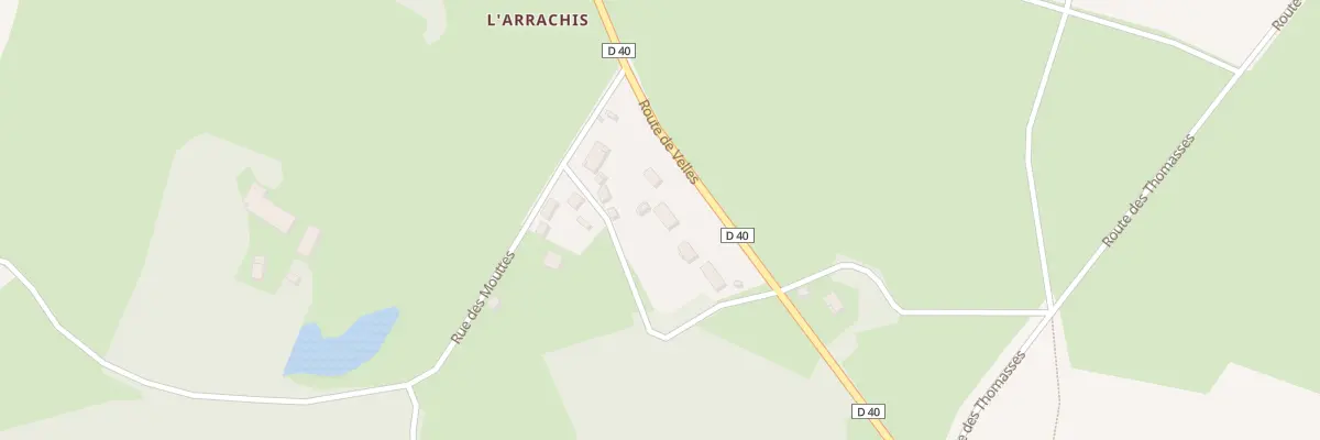Plan du 3B Rte de Velles à Mosnay