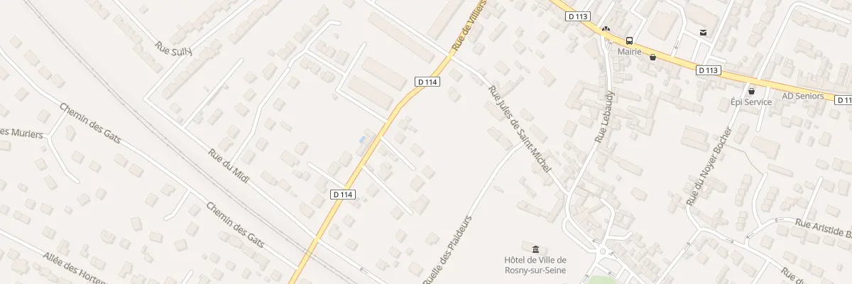 Plan du 19 Rue de Villiers à Rosny-sur-Seine