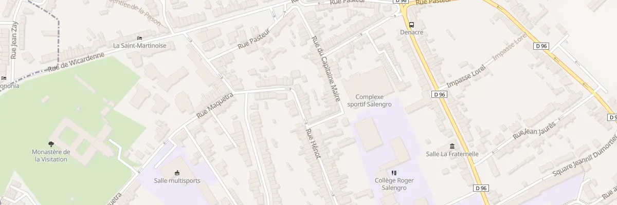 Plan du 150 Rue Henot à Saint-Martin-Boulogne