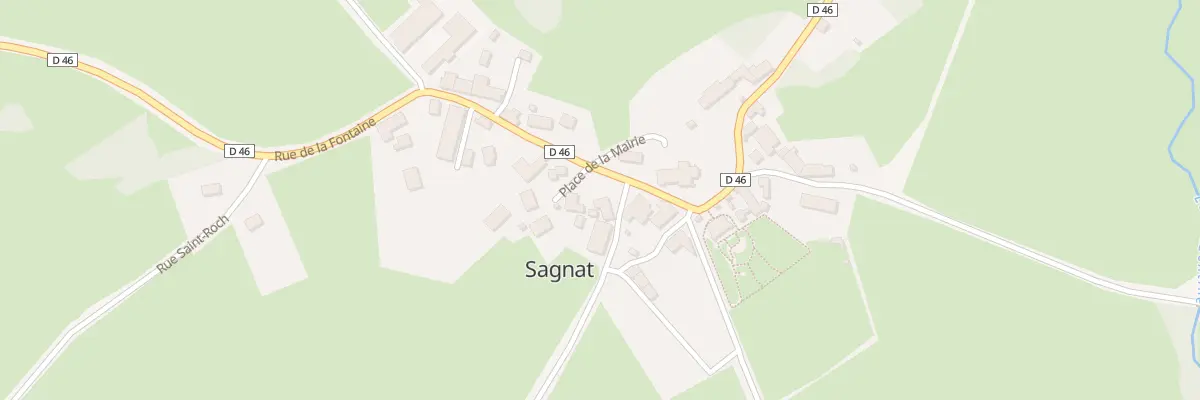 Plan du 6 Pl de la Mairie à Sagnat